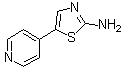 structure of CAS# 40353-55-7, 5-(4-Pyridinyl)-2-thiazolamine