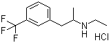 structure of CAS# 404-82-0, Fenfluramine hydrochloride