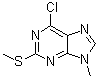 CAS # 40423-35-6, 6-Chloro-9-methyl-2-(methylthio)-9H-purine