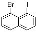structure of CAS# 4044-58-0, 8-Bromo-1-iodonaphthalene