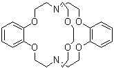 CAS # 40471-97-4, Kryptofix 222BB, 6,7,9,10,17,18,20,21-Octahydro-8,19-(Ethanoxyethanoxyethano)-8H,19H-dibenzo[b,k][1,4,10,13,7,16]tetraoxadiazacyclooctadecine, Cryptand 2B2B2, Dibenzocryptand 222