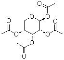 structure of CAS# 4049-34-7, 1,2,3,4-四-O-乙酰基-beta-D-吡喃核糖