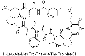 CAS # 404937-46-8, L-Leucyl-L-alanyl-L-methionyl-L-prolyl-L-phenylalanyl-L-alanyl-L-threonyl-L-prolyl-L-methionine