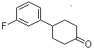 structure of CAS# 40503-87-5, 4-(3-氟苯基)环己酮