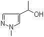 structure of CAS# 40534-33-6, 1-(1-甲基吡唑-4-基)乙醇