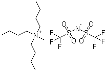 structure of CAS# 405514-94-5, 三正丁基甲铵双(三氟甲磺酰)亚胺盐