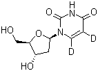 CAS # 40632-23-3, 2'-Deoxyuridine-5,6-D2