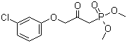 structure of CAS# 40665-94-9, Dimethyl 3-(3-chlorophenoxy)-2-oxopropylphosphonate