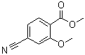 structure of CAS# 406719-76-4, 4-Cyano-2-methoxybenzoic acid methyl ester