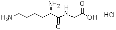 structure of CAS# 40719-58-2, L-赖氨酰甘氨酸单盐酸盐