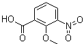 structure of CAS# 40751-88-0, 2-甲氧基-3-硝基苯甲酸
