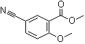 structure of CAS# 40757-12-8, 5-氰基-2-甲氧基苯甲酸甲酯
