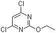 structure of CAS# 40758-65-4, 2-乙氧基-4,6-二氯嘧啶