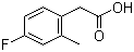 structure of CAS# 407640-40-8, 4-氟-2-甲基苯乙酸