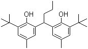 structure of CAS# 4081-14-5, 2,2'-Butylidenebis(6-tert-butyl-p-cresol)