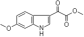 structure of CAS# 408354-40-5, 6-Methoxy-alpha-oxo-1H-indole-3-acetic acid methyl ester