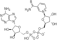 structure of CAS# 4090-29-3, 3-氨基硫酰基吡啶嘌呤二核苷