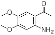 structure of CAS# 4101-30-8, 2'-氨基-4',5'-二甲氧基苯乙酮