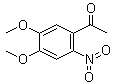 structure of CAS# 4101-32-0, 4',5'-Dimethoxy-2'-nitroacetophenone