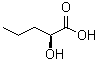 structure of CAS# 41014-93-1, (S)-alpha-Hydroxyvaleric acid