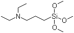 structure of CAS# 41051-80-3, N,N-二乙基-3-氨丙基三甲氧基硅烷