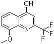 structure of CAS# 41192-84-1, 8-甲氧基-4-羟基-2-(三氟甲基)喹啉
