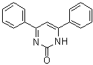 structure of CAS# 4120-05-2, 4,6-Diphenyl-2(1H)-pyrimidinone