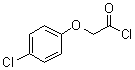 structure of CAS# 4122-68-3, (4-Chlorophenoxy)acetyl chloride