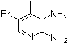 structure of CAS# 41230-93-7, 5-溴-2,3-二氨基-4-甲基吡啶