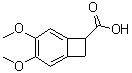 structure of CAS# 41234-23-5, 4,5-二甲氧基苯并环丁烯-1-羧酸