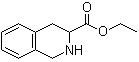 structure of CAS# 41234-43-9, Ethyl 1,2,3,4-tetrahydroisoquinoline-3-carboxylate