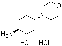 structure of CAS# 412356-24-2, 反式-4-吗啉基环己烷胺二盐酸盐