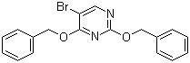 structure of CAS# 41244-53-5, 2,4-Bis(benzyloxy)-5-bromopyrimidine