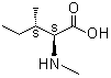 structure of CAS# 4125-98-8, N-Methyl-L-isoleucine