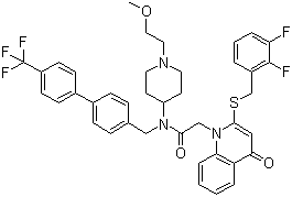 structure of CAS# 412950-08-4, 瑞拉帕地