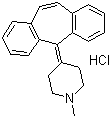 structure of CAS# 41354-29-4, 盐酸赛庚啶