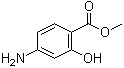 structure of CAS# 4136-97-4, 4-氨基水杨酸甲酯