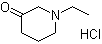 structure of CAS# 41361-28-8, 1-Ethyl-3-piperidone hydrochloride