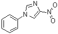 structure of CAS# 41384-83-2, 4-Nitro-1-phenyl-1H-imidazole