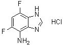 CAS 登录号：4140-73-2, 5,7-二氟-1H-苯并咪唑-4-胺盐酸盐