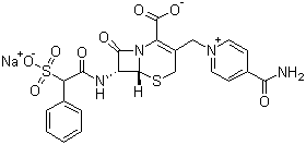 CAS 登录号：41444-66-0, 头孢磺啶钠