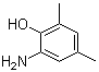 structure of CAS# 41458-65-5, 2-Amino-4,6-dimethylphenol