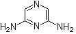 structure of CAS# 41536-80-5, 2,6-Pyrazinediamine