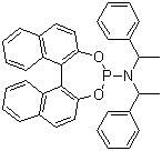 structure of CAS# 415918-91-1, (S,R,R)-(+)-(3,5-二氧杂-4-磷杂环庚二烯并[2,1-a$;$3,4-a']二萘-4-基)二[1-苯基乙基]胺
