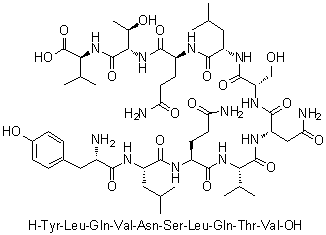 CAS 登录号：415973-18-1, L-酪氨酰-L-亮氨酰-L-谷氨酰胺酰-L-缬氨酰-L-天冬氨酰胺酰-L-丝氨酰-L-亮氨酰-L-谷氨酰胺酰-L-苏氨酰-L-缬氨酸