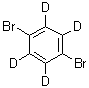 structure of CAS# 4165-56-4, 1,4-Dibromo-2,3,5,6-tetradeuteriobenzene