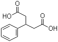 structure of CAS# 4165-96-2, 3-苯基戊二酸