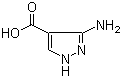 structure of CAS# 41680-34-6, 3-Aminopyrazole-4-carboxylic acid