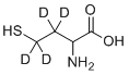 structure of CAS# 416845-90-4, DL-Homocysteine-d4