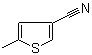 CAS # 41727-33-7, 5-Methyl-3-thiophenecarbonitrile, 2-Methyl-4-cyanothiophene, 3-Cyano-5-methylthiophene